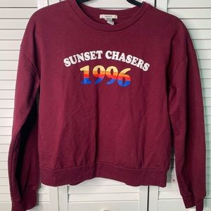 Forever 21 Medium Sweater Sunset Chasers R201